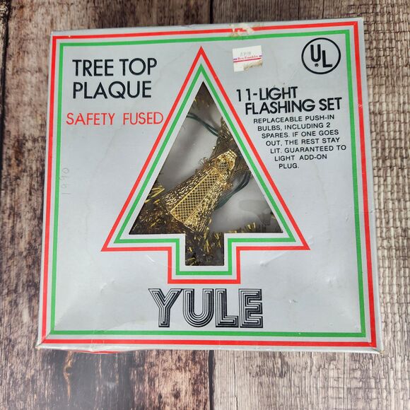 Vtg Gold Angel Christmas Tree Topper Light Up Yule Star Mid Century WORKS Taiwan - Picture 3 of 7